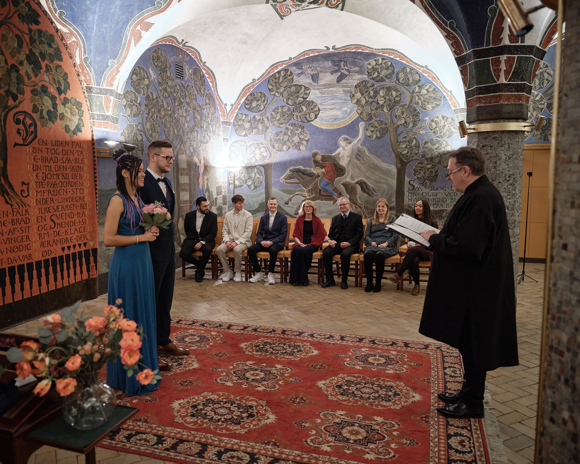 Copenhagen City Hall wedding photography example