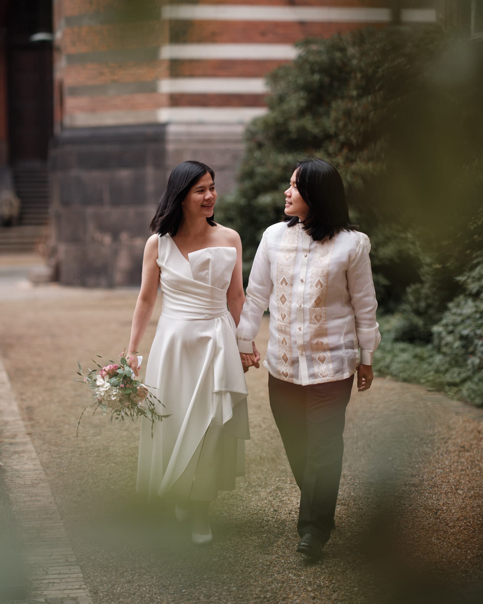 Stephanie og Janine bryllup
